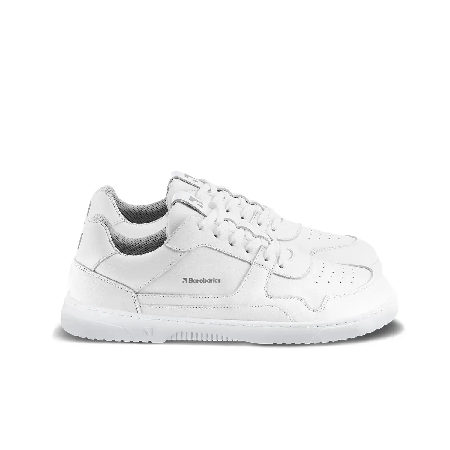 Barebarics - Zing Tout Blanc Cuir - Chaussures barefoot