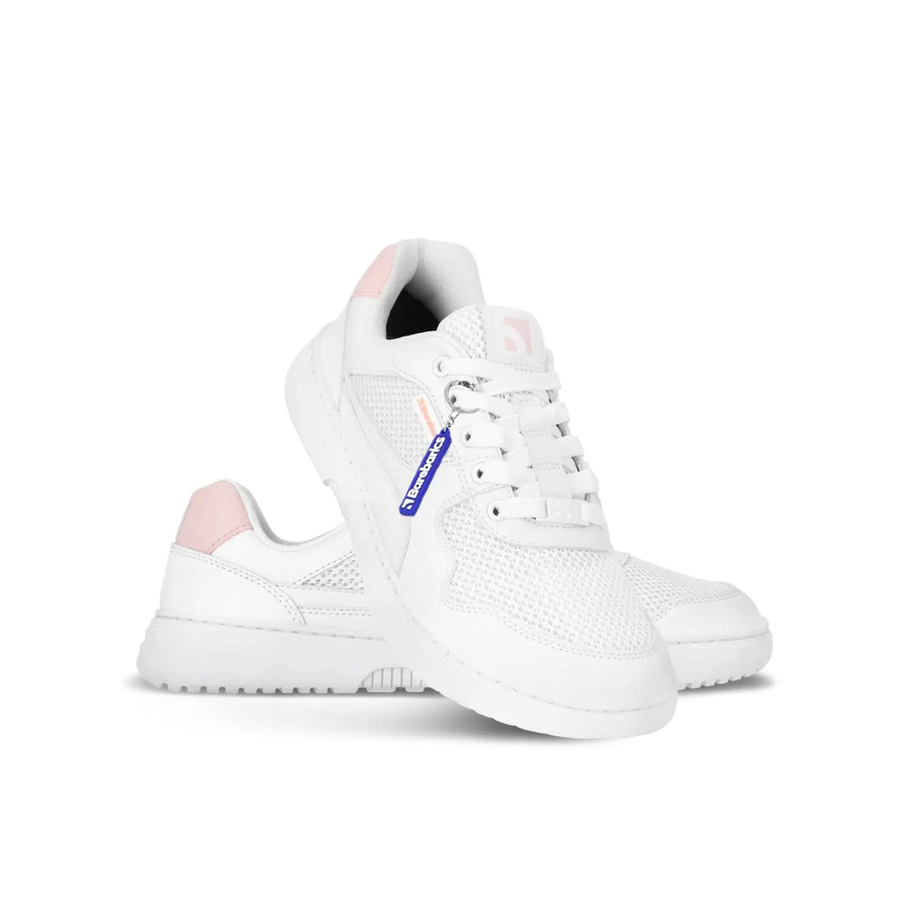 Barebarics - Zing Fresh Blanc & Rose Corail - Chaussures barefoot