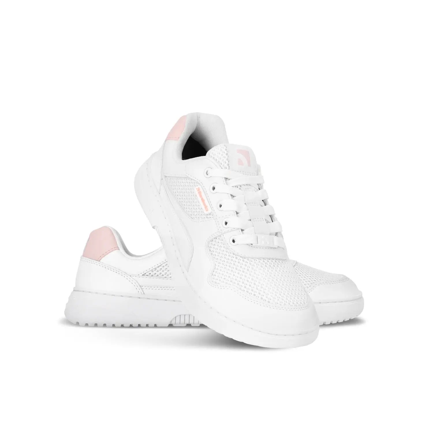 Barebarics - Zing Fresh Blanc & Rose Corail - Chaussures barefoot