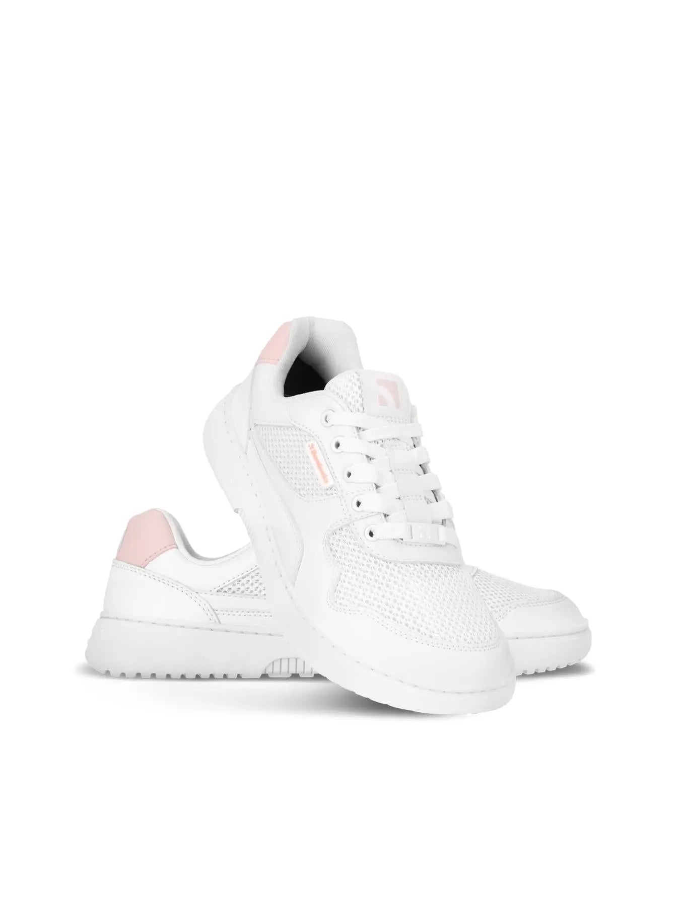 Barebarics - Zing Fresh White & Coral Pink - Baskets barefoot