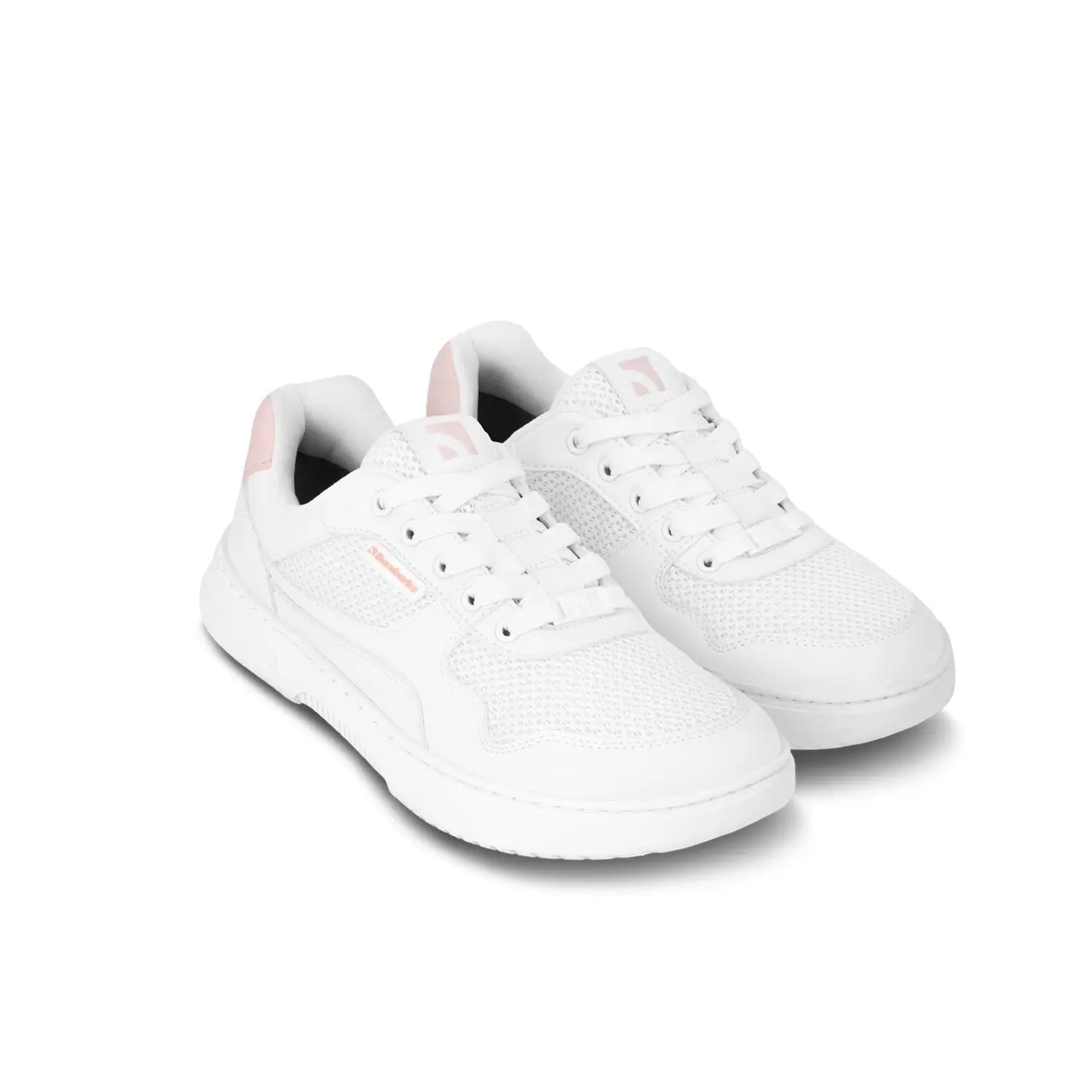 Barebarics - Zing Fresh Blanc & Rose Corail - Chaussures barefoot