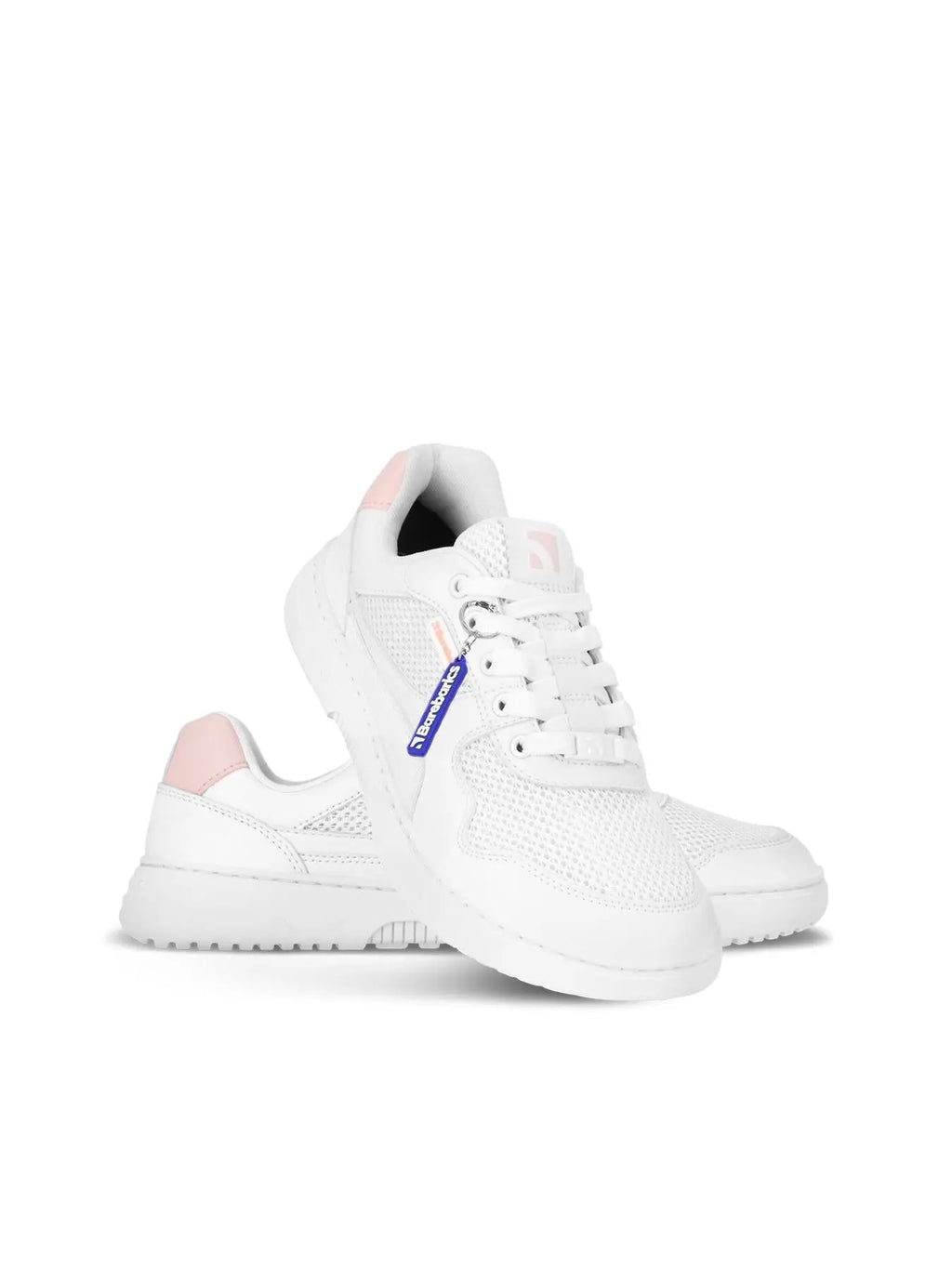 Barebarics - Zing Fresh Blanc & Rose Corail - Chaussures barefoot