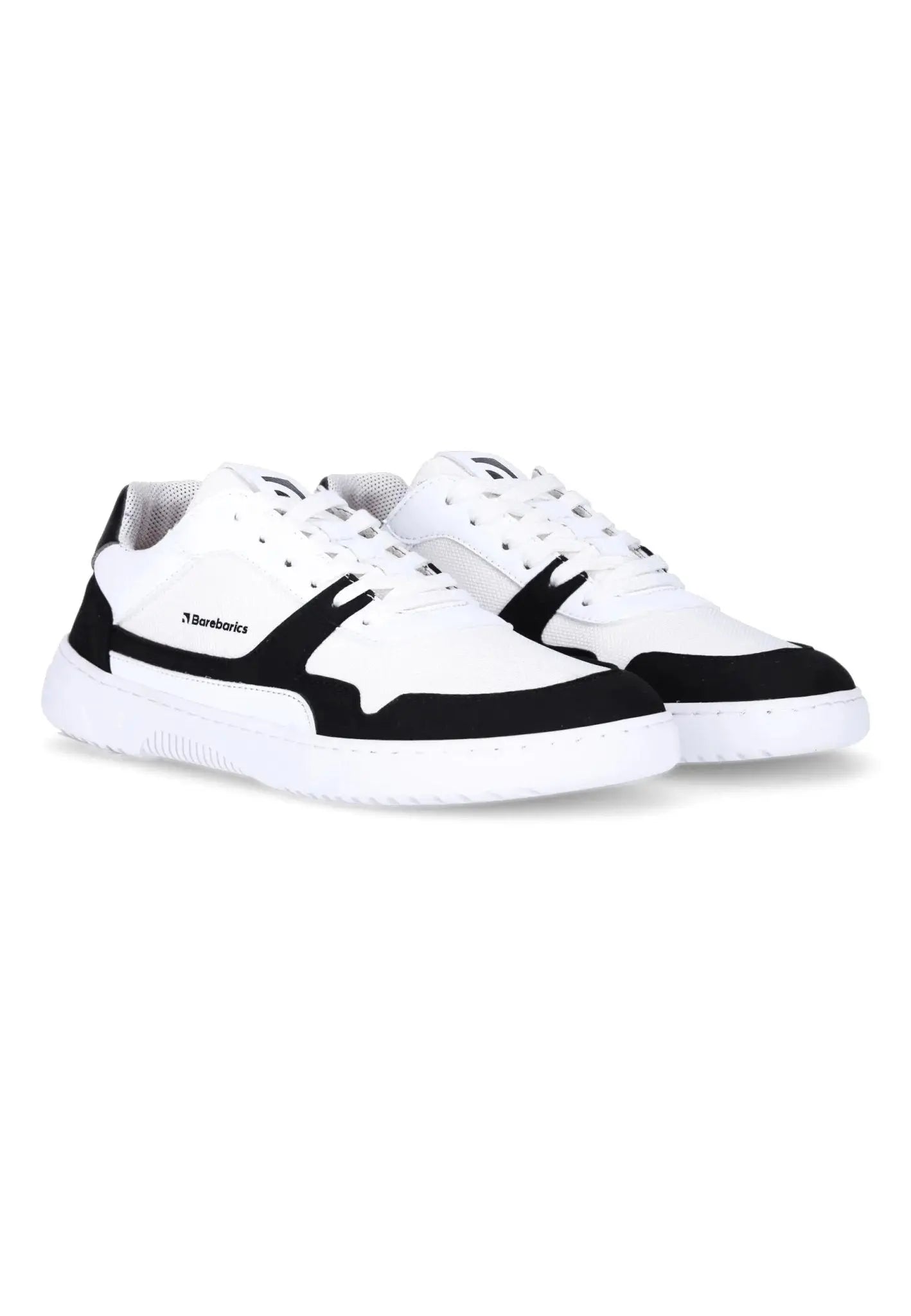 Barebarics - Zing White & Black - Zapatillas barefoot unisex blanco y negro
