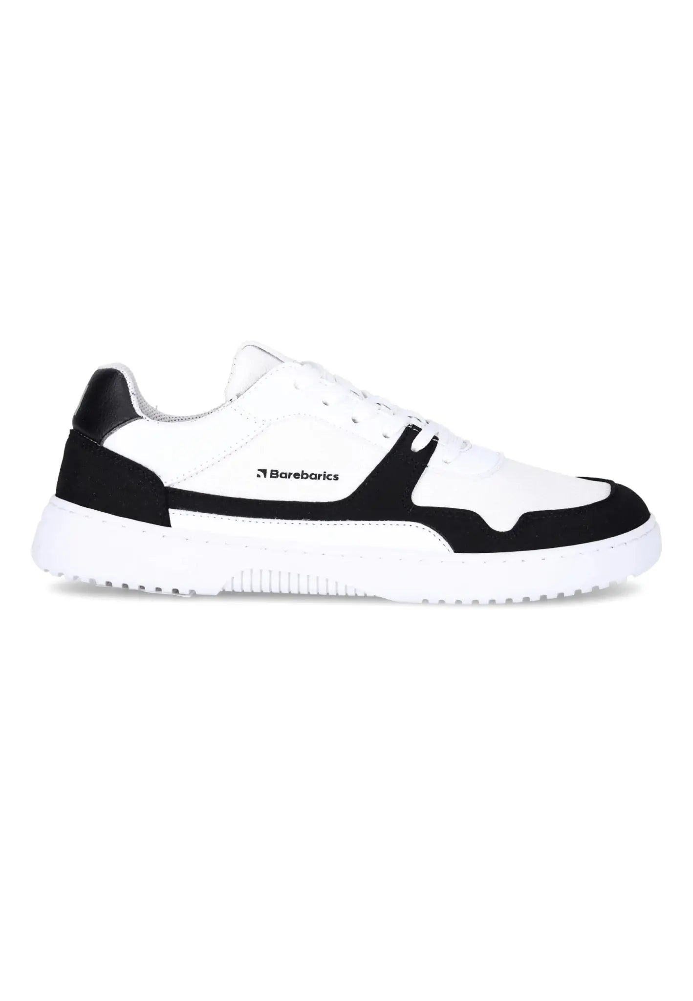 Barebarics - Zing White & Black - Zapatillas barefoot unisex blanco y negro