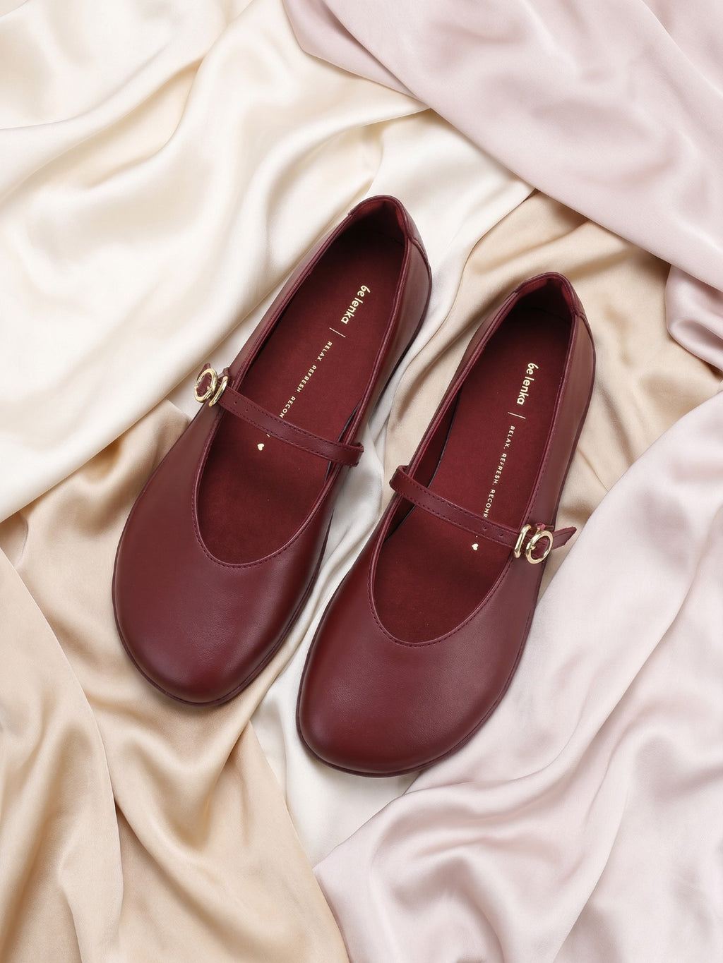 Bailarinas descalzas Be Lenka Amalea - Burgundy