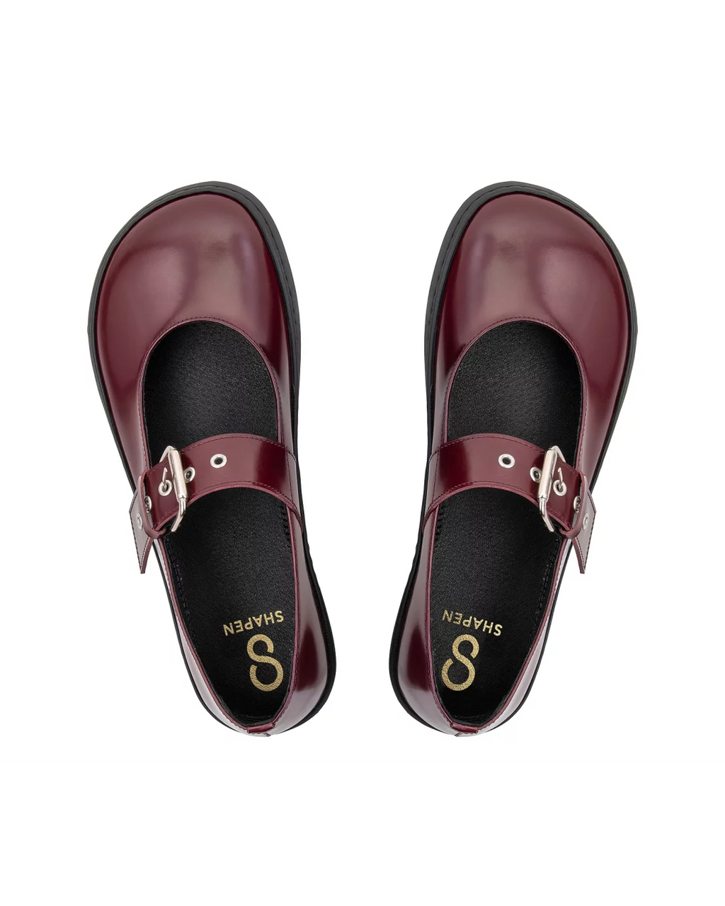 Shapen - Mary Jane Coco Bordeaux - Bailarinas barefoot