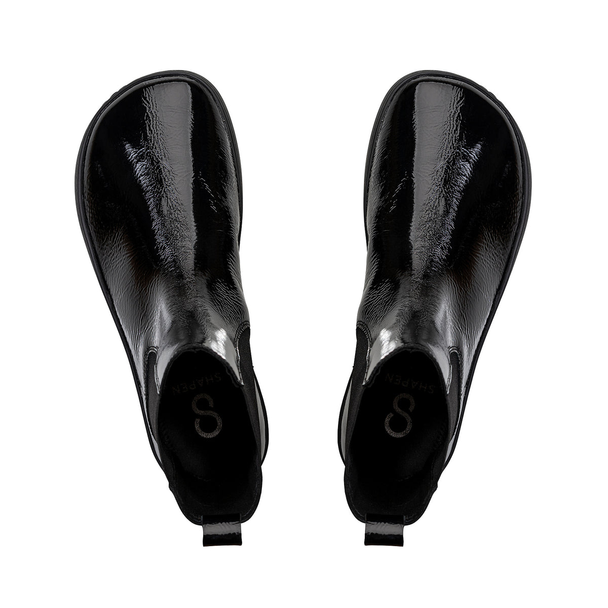 Shapen - Majesty Black - Botas chelsea barefoot