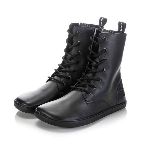 Shapen - Maverick Matt Black - Botas de combate barefoot