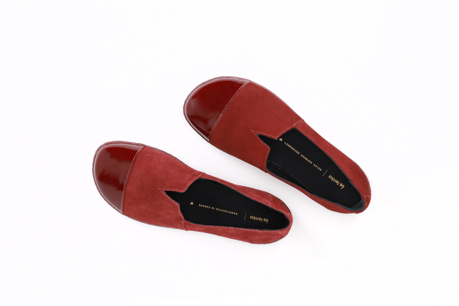 Barefoot Mocasines Be Lenka Rosaluna - Burgundy