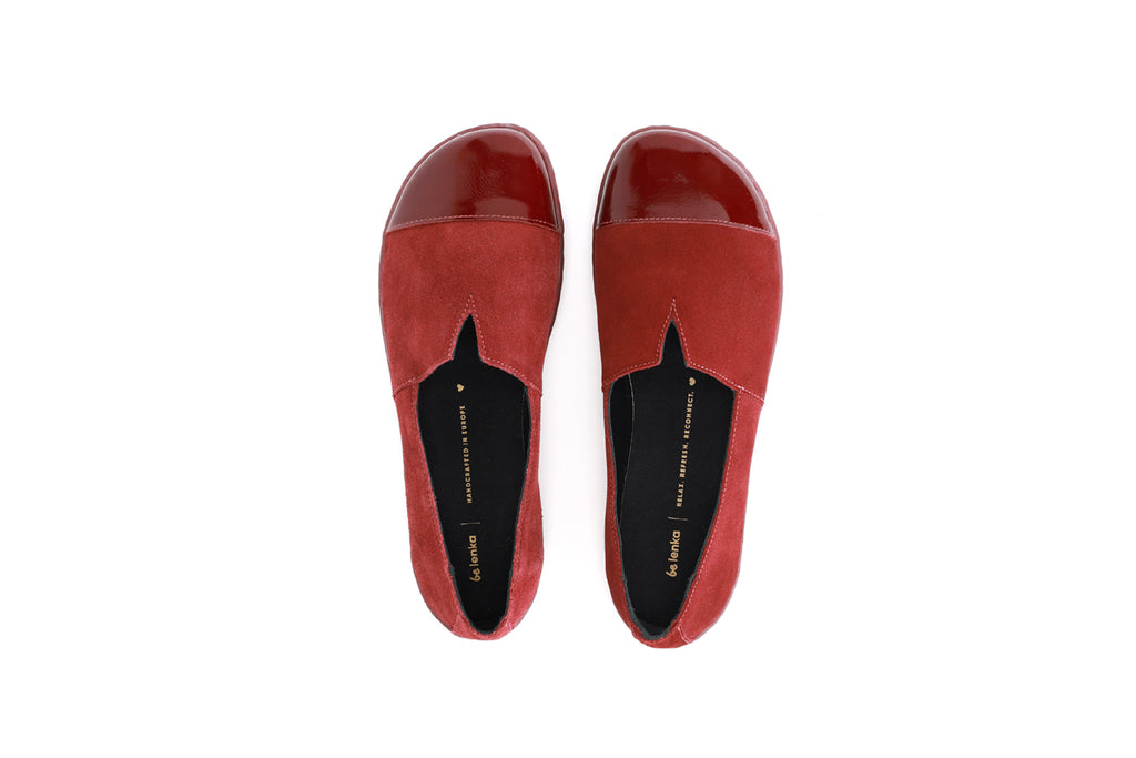 Barefoot Mocasines Be Lenka Rosaluna - Burgundy