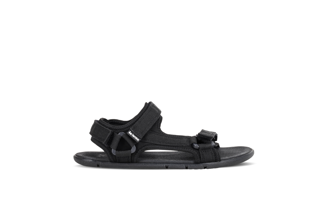 Be Lenka - Flow All Black - Sandalias barefoot unisex negras