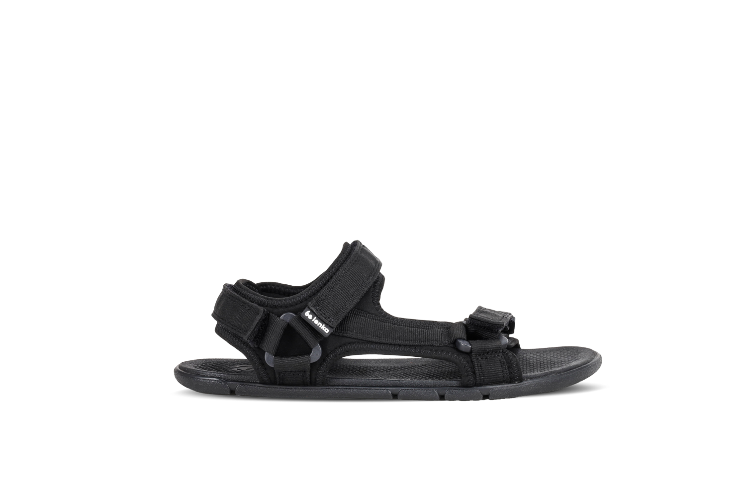 Be Lenka - Flow All Black - Sandalias barefoot unisex negras