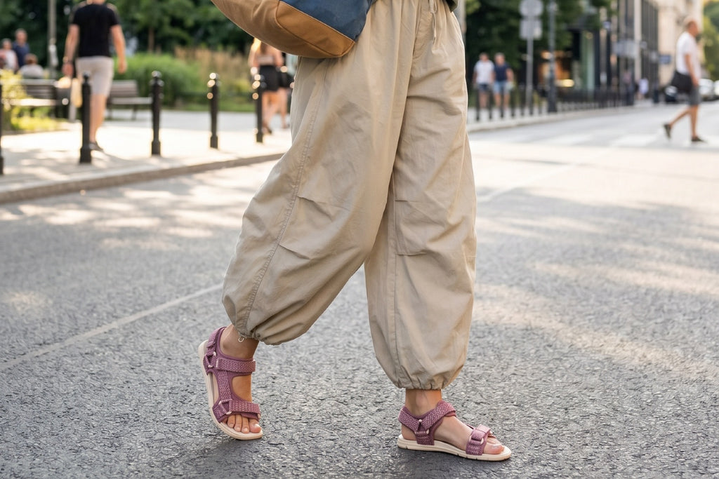 Be Lenka - Flow Dusty Rose - Sandalias barefoot unisex rosas