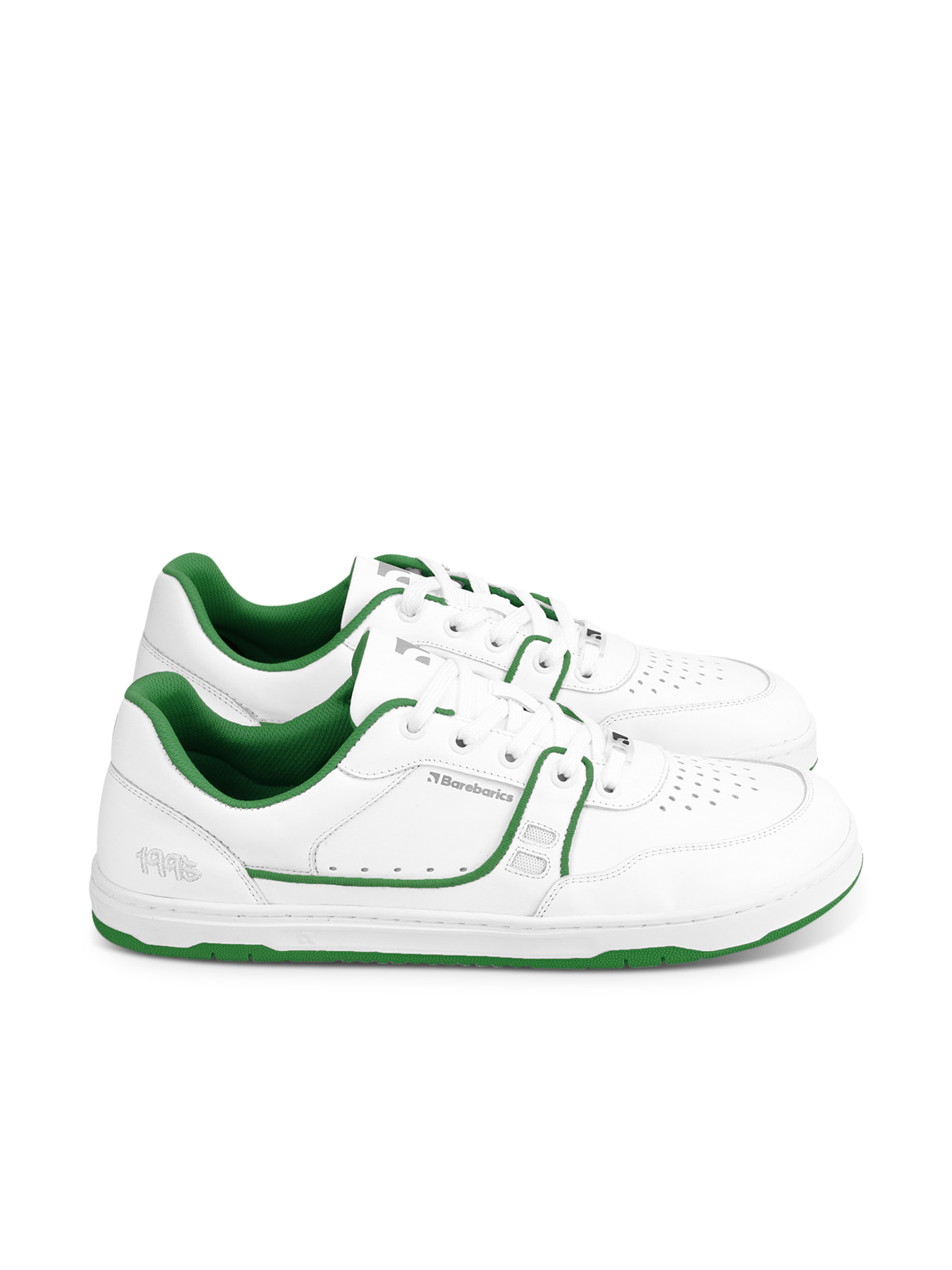 Barefoot Sneakers Barebarics Arise - White & Green