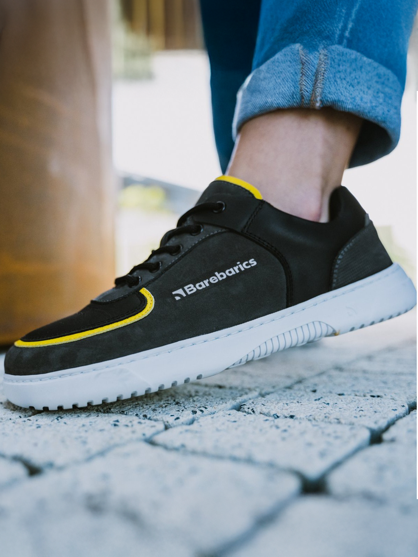 Barebarics - Blend Dark Grey & Black - Sneakers barefoot