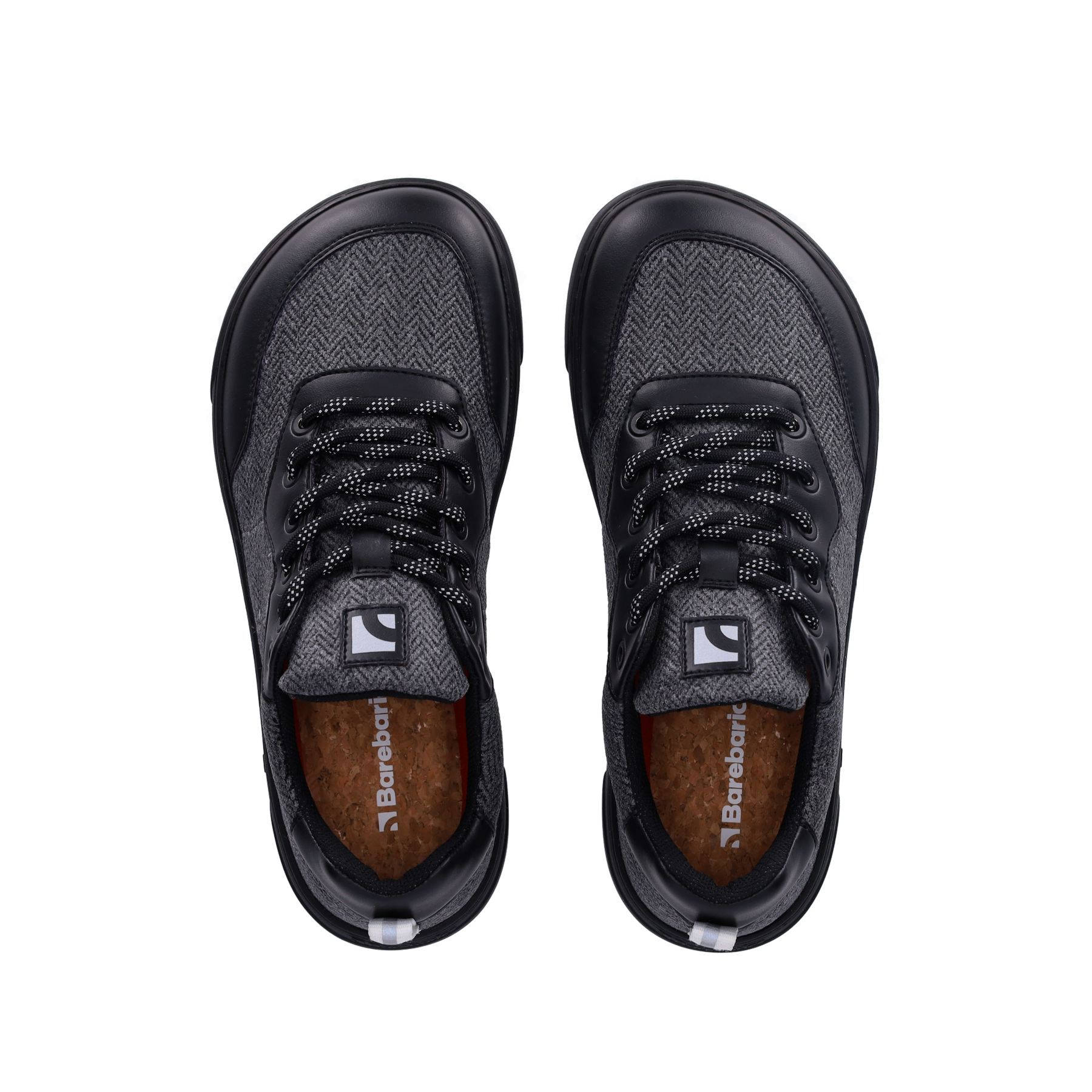 Barefoot Sneakers Barebarics - Kudos - Black & Grey