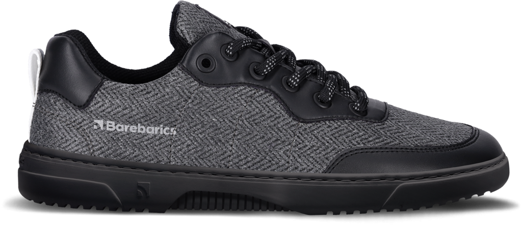 Barefoot Sneakers Barebarics - Kudos - Black & Grey