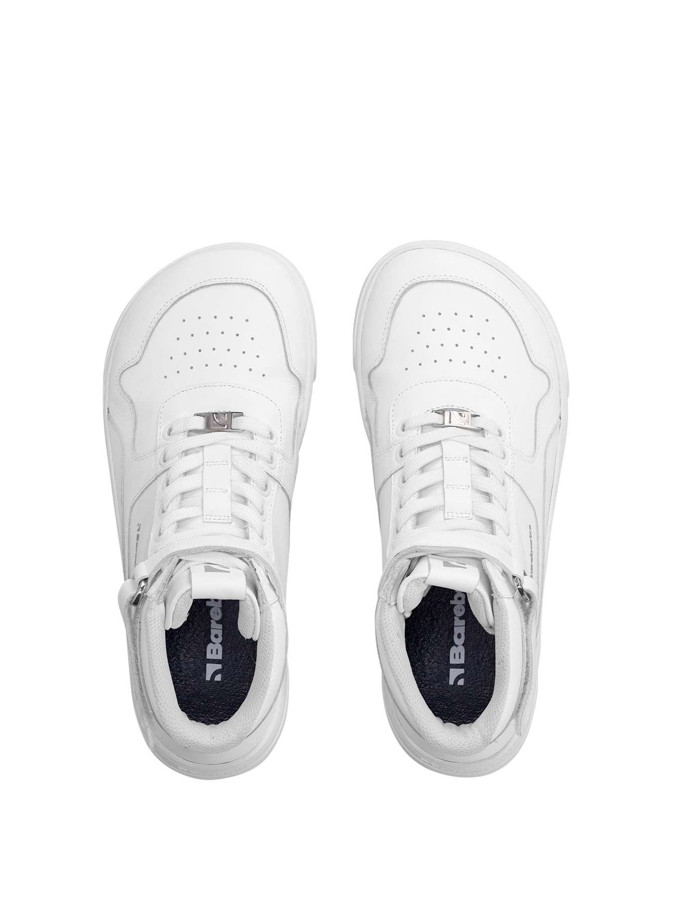 Barebarics - Zing High Top All White Leather - Botines deportivos barefoot
