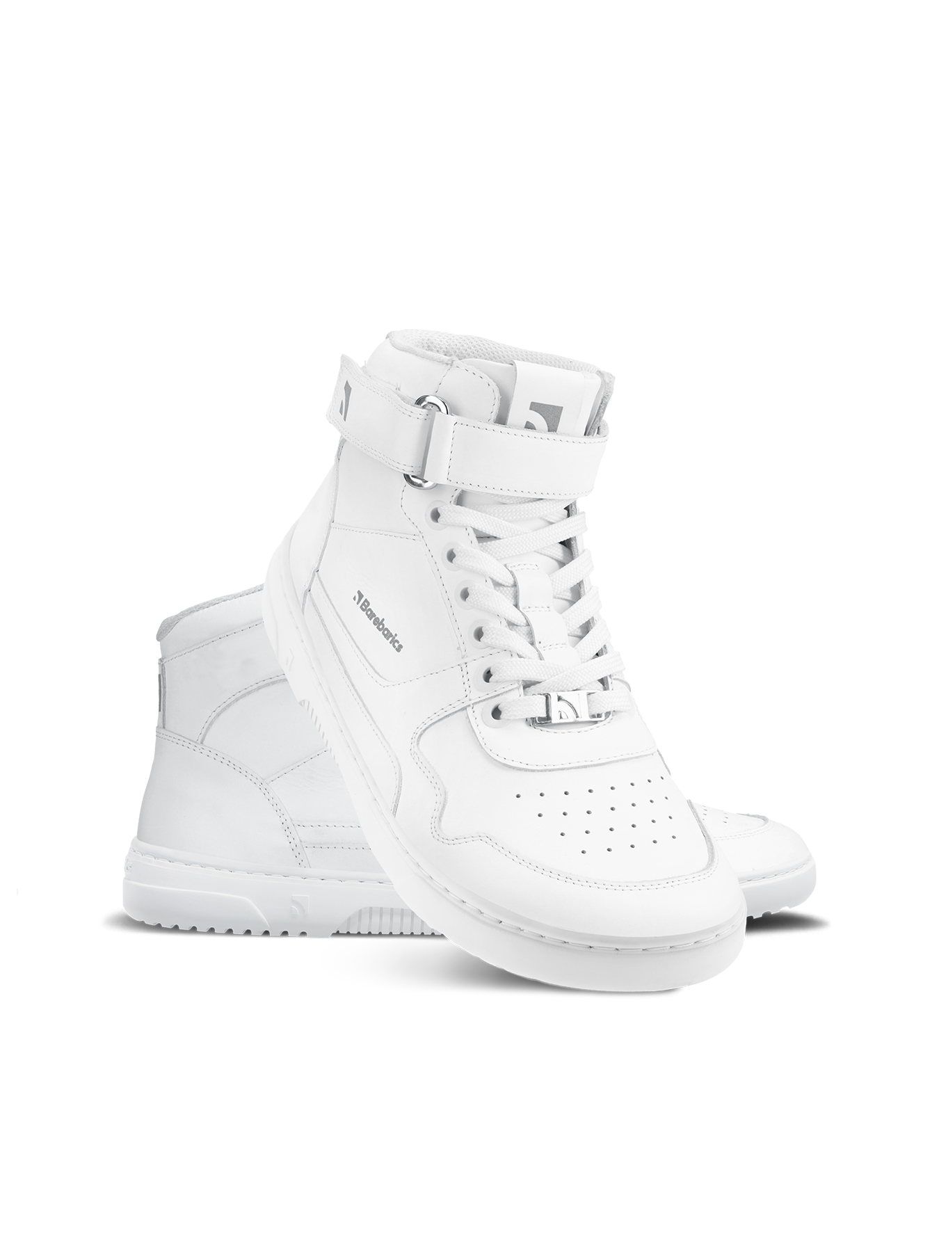 Barebarics - Zing High Top All White Leather - Botines deportivos barefoot