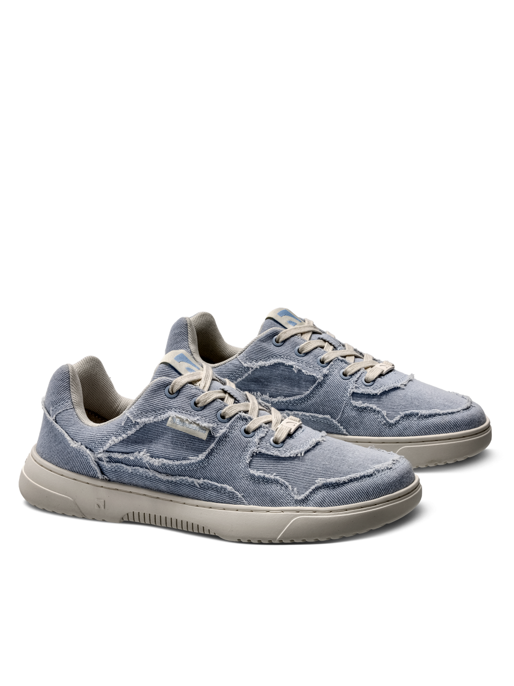 Barebarics - Zing Denim Light Blue - Zapatillas barefoot unisex azules de tela vaquera