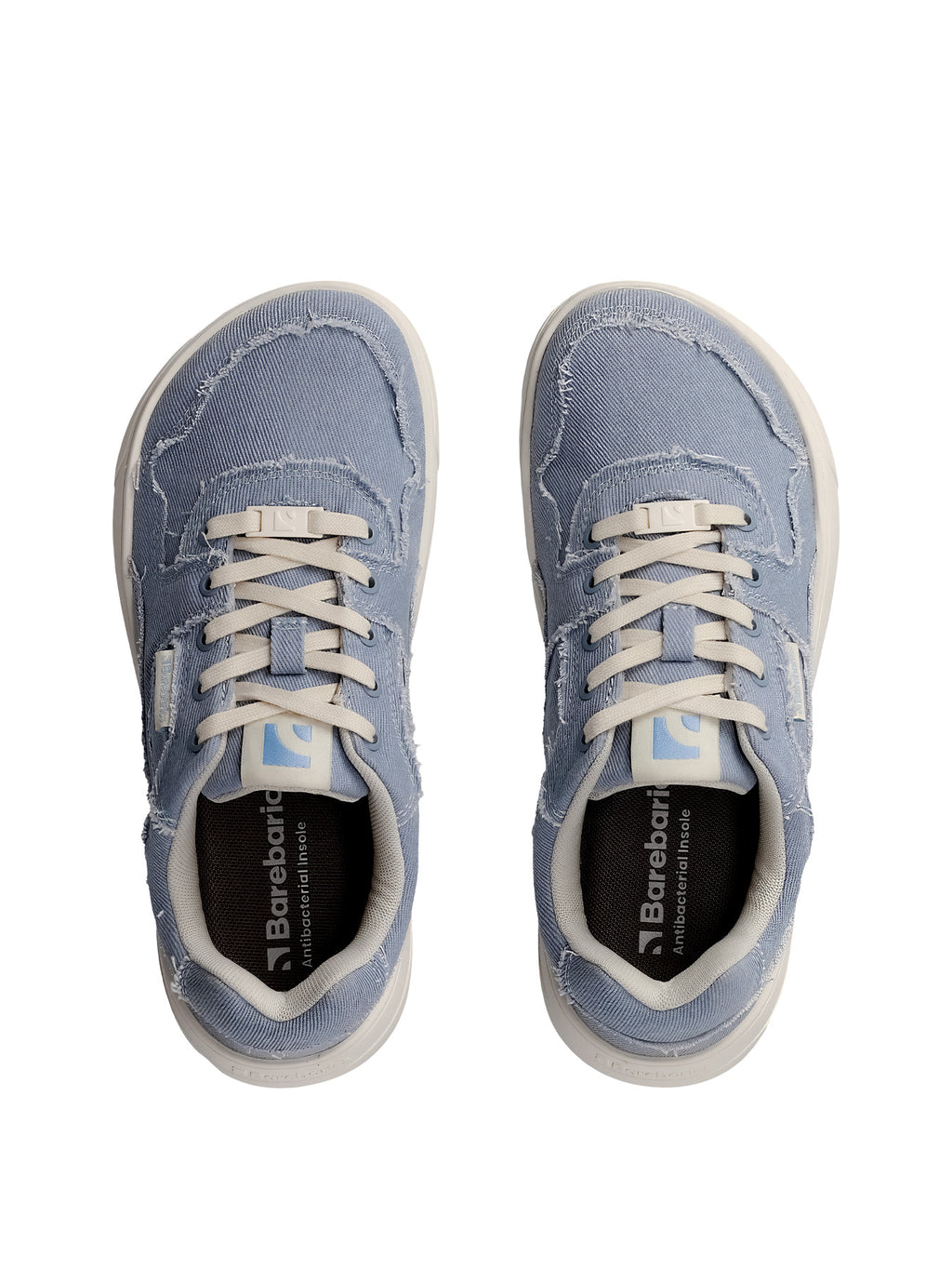 Barebarics - Zing Denim Light Blue - Zapatillas barefoot unisex azules de tela vaquera