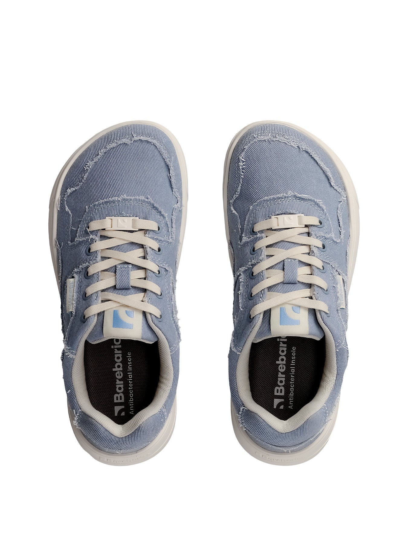 Barebarics - Zing Denim Light Blue - Zapatillas barefoot unisex azules de tela vaquera