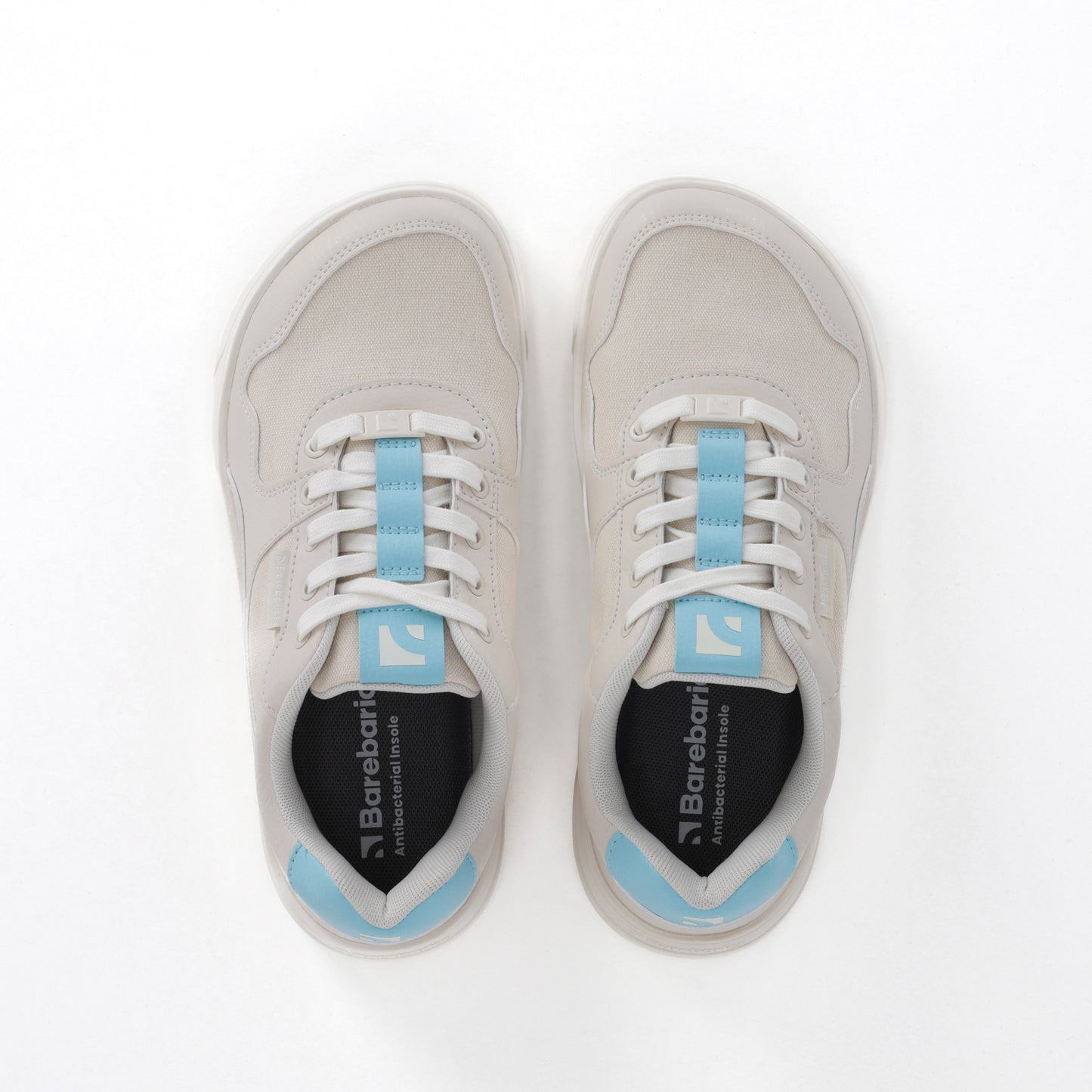 Barebarics - Zing Off White & Blue - Deportivas barefoot