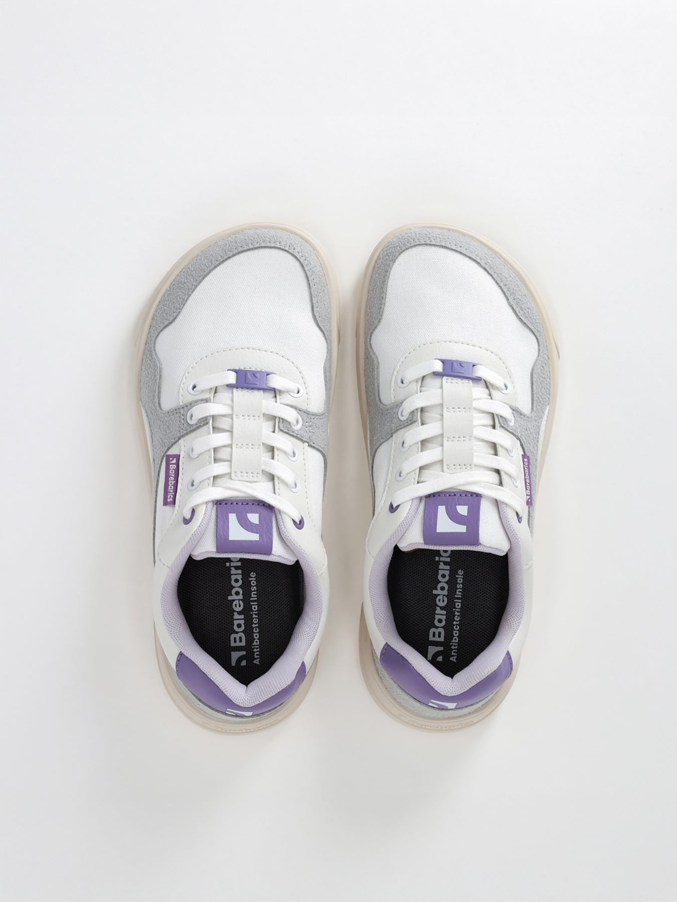 Barebarics - Zing White & Purple - Deportivas barefoot