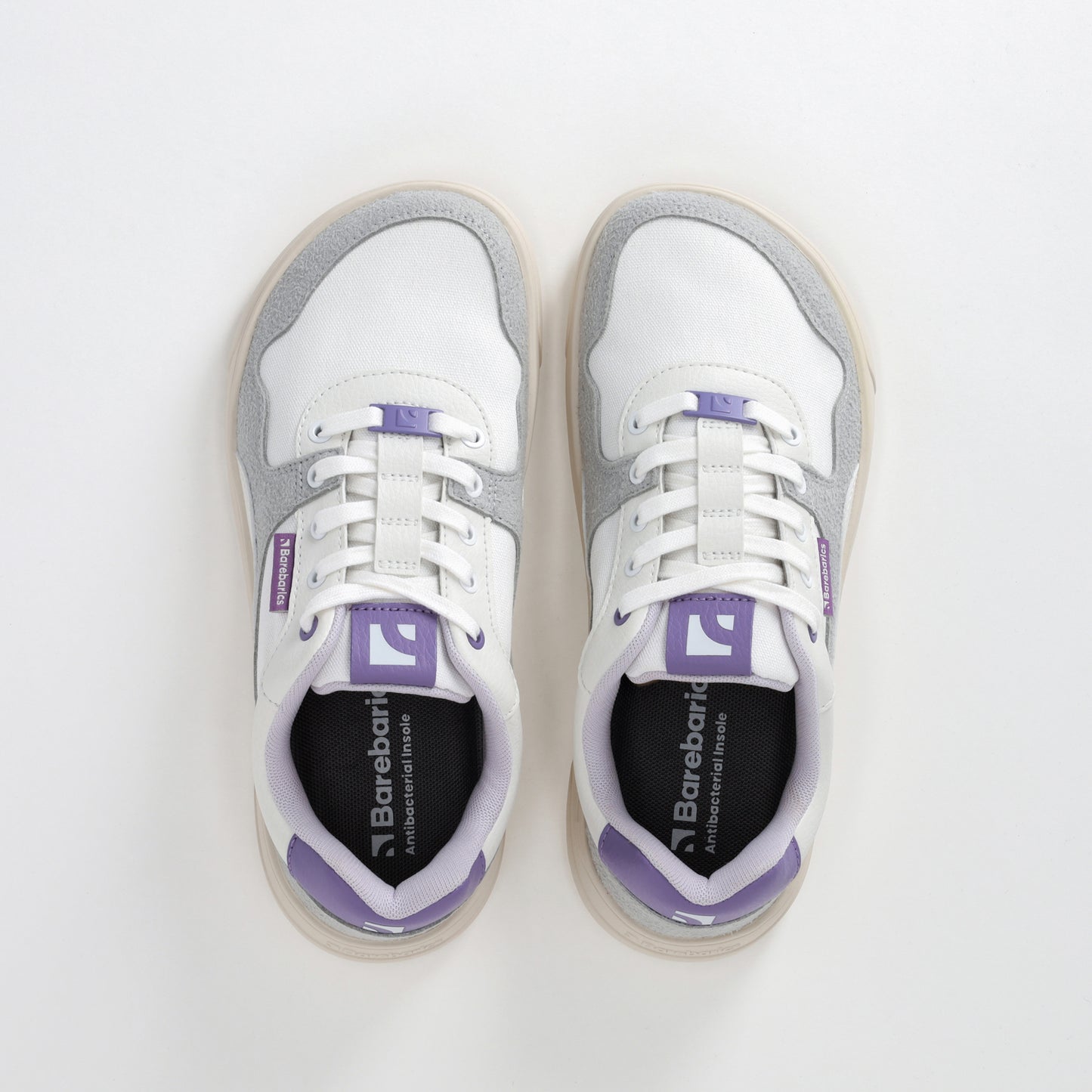 Barebarics - Zing White & Purple - Deportivas barefoot