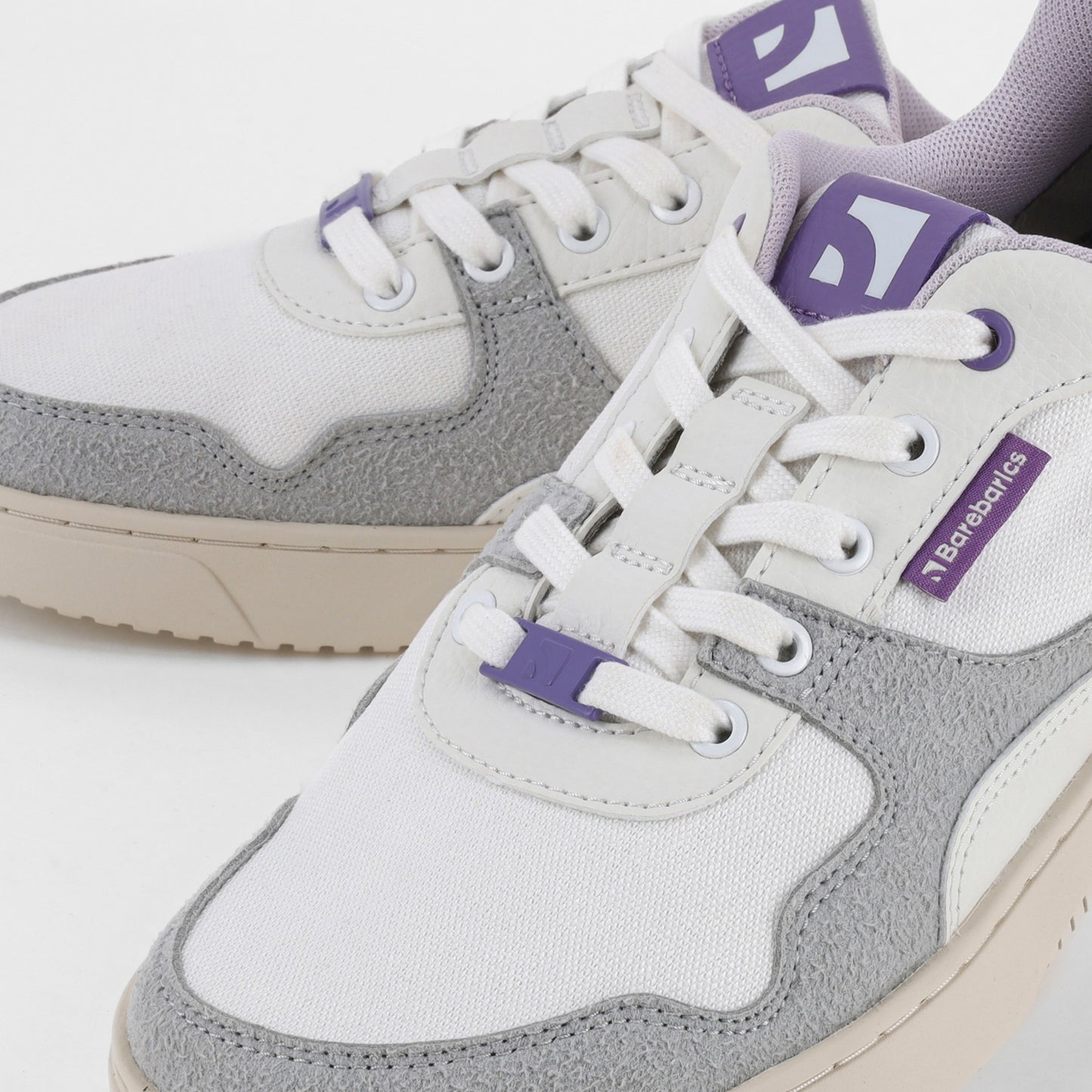 Barebarics - Zing White & Purple - Deportivas barefoot