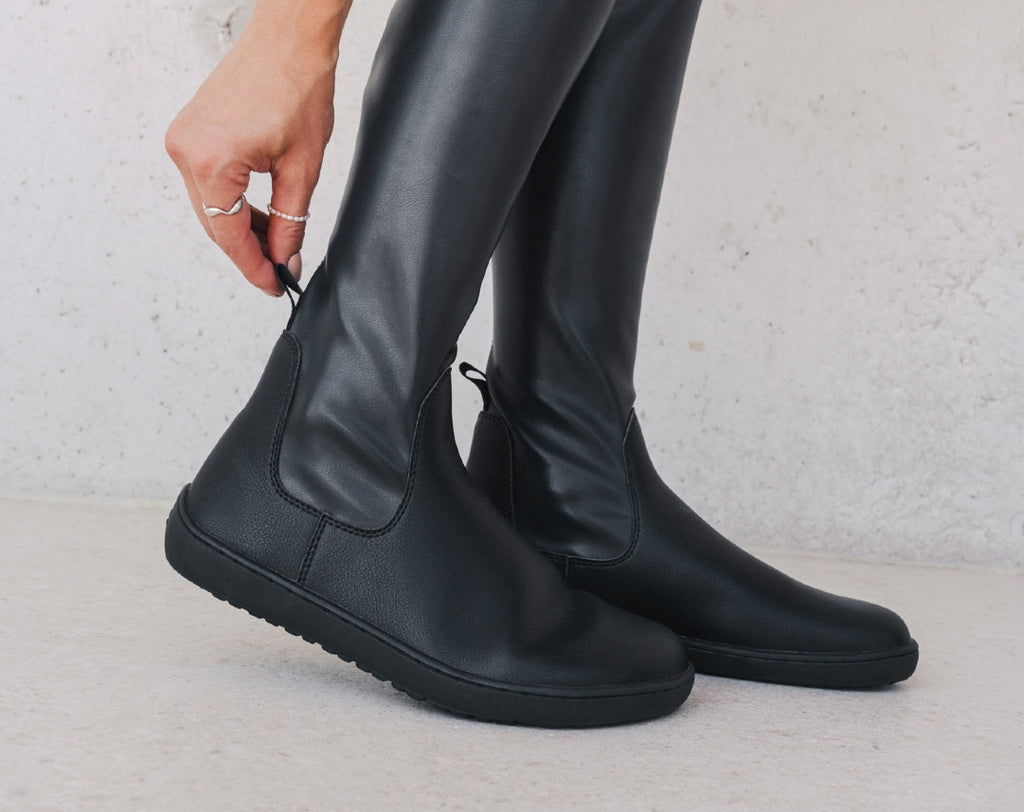 Be Lenka - Athena Black - Botas altas barefoot