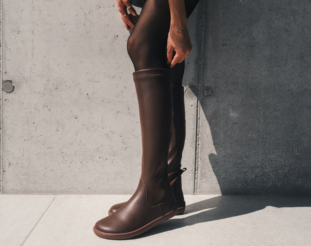 Be Lenka - Athena Chocolate - Botas altas barefoot