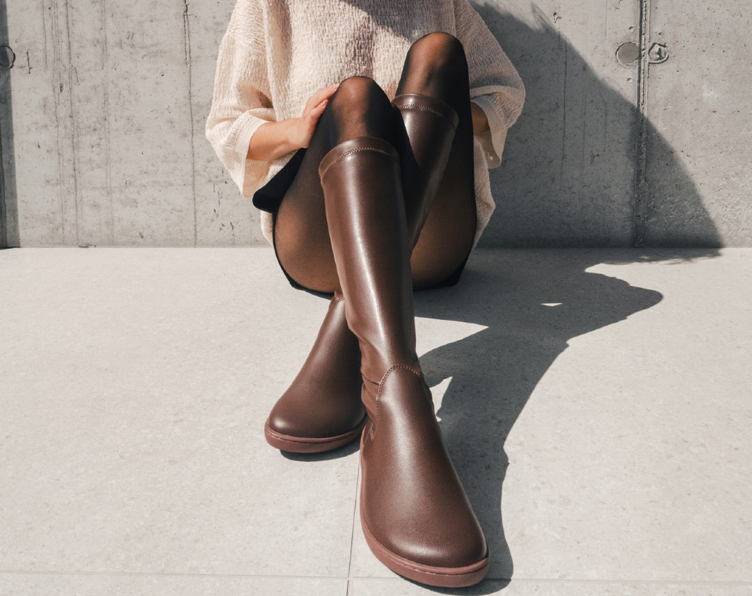 Be Lenka - Athena Chocolate - Botas altas barefoot