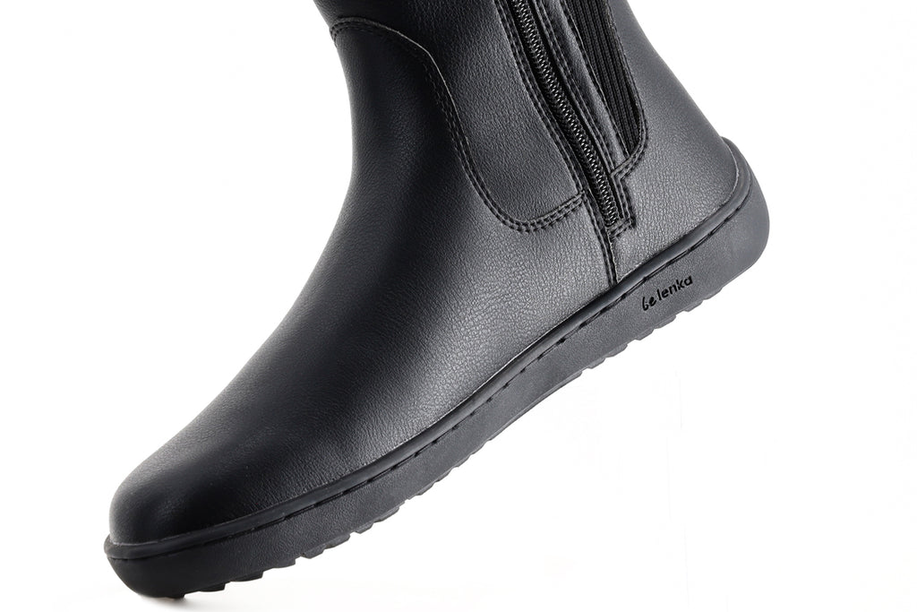Be Lenka - Symphony Black - Botas altas barefoot