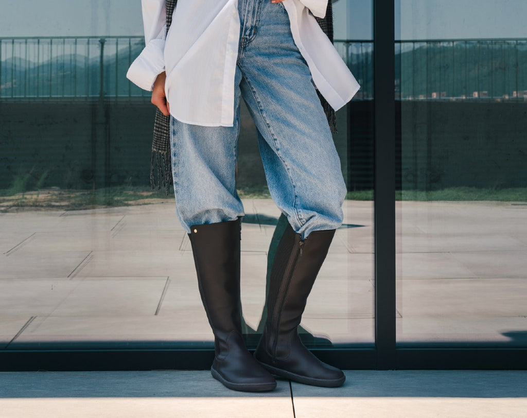 Be Lenka - Symphony Black - Botas altas barefoot