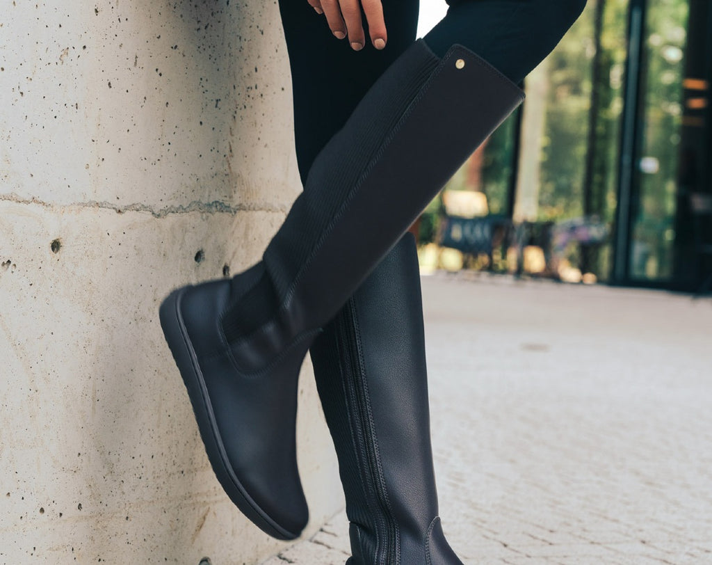 Be Lenka - Symphony Black - Botas altas barefoot