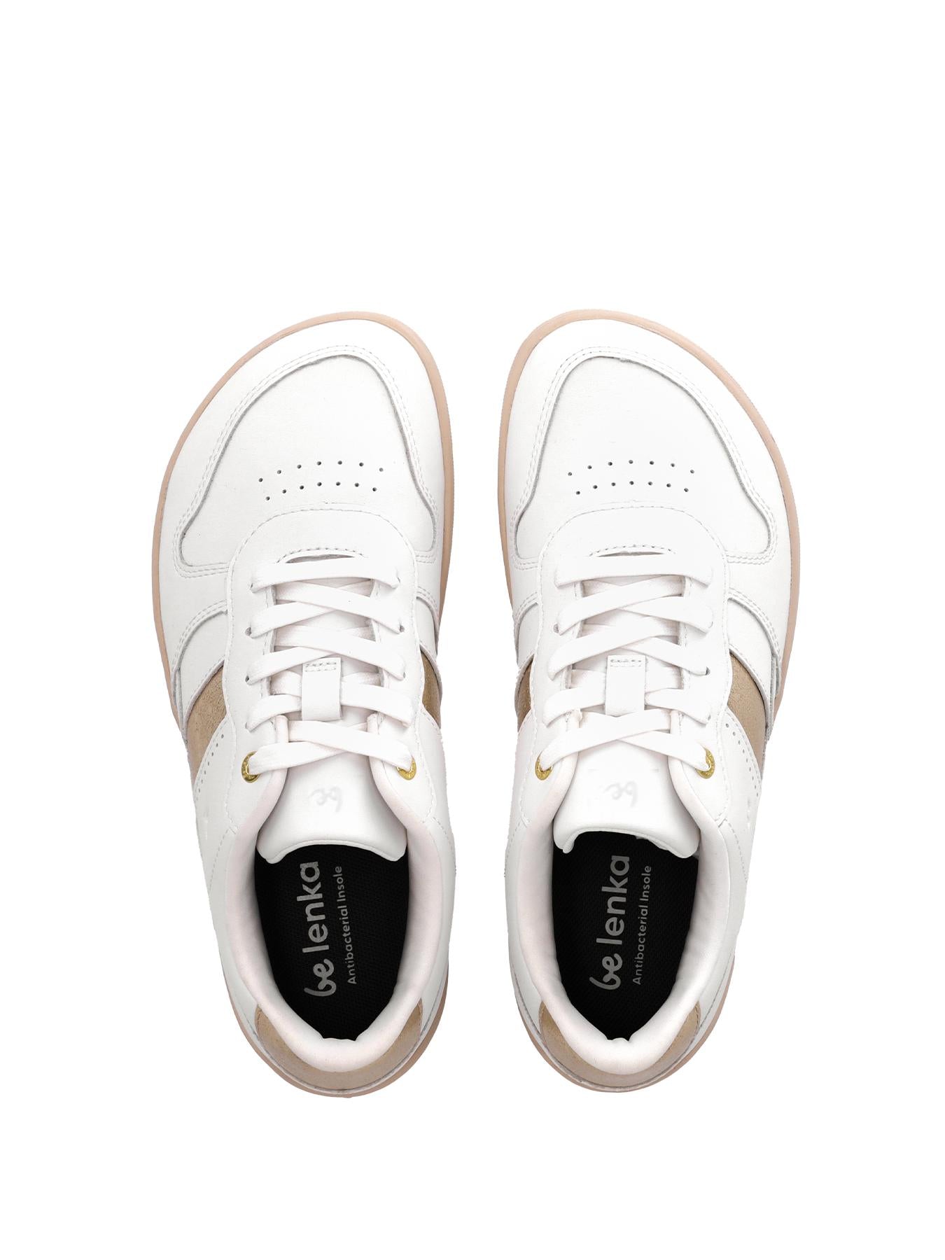 Be Lenka - Cellestia White & Gold - Zapatillas barefoot - Cacles Barefoot