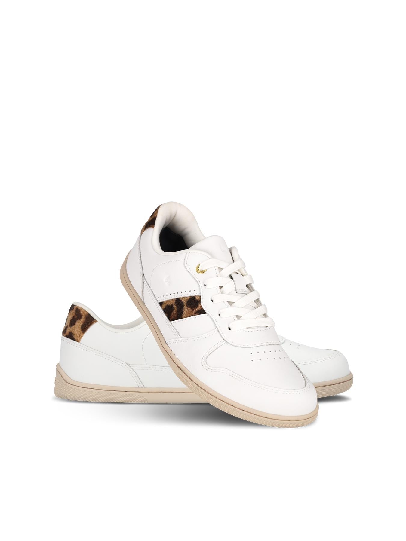 Be Lenka - Cellestia White & Leopard - Zapatillas barefoot - Cacles Barefoot
