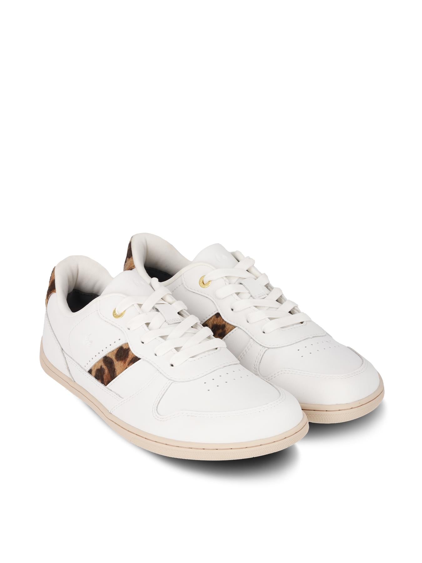 Be Lenka - Cellestia White & Leopard - Zapatillas barefoot - Cacles Barefoot