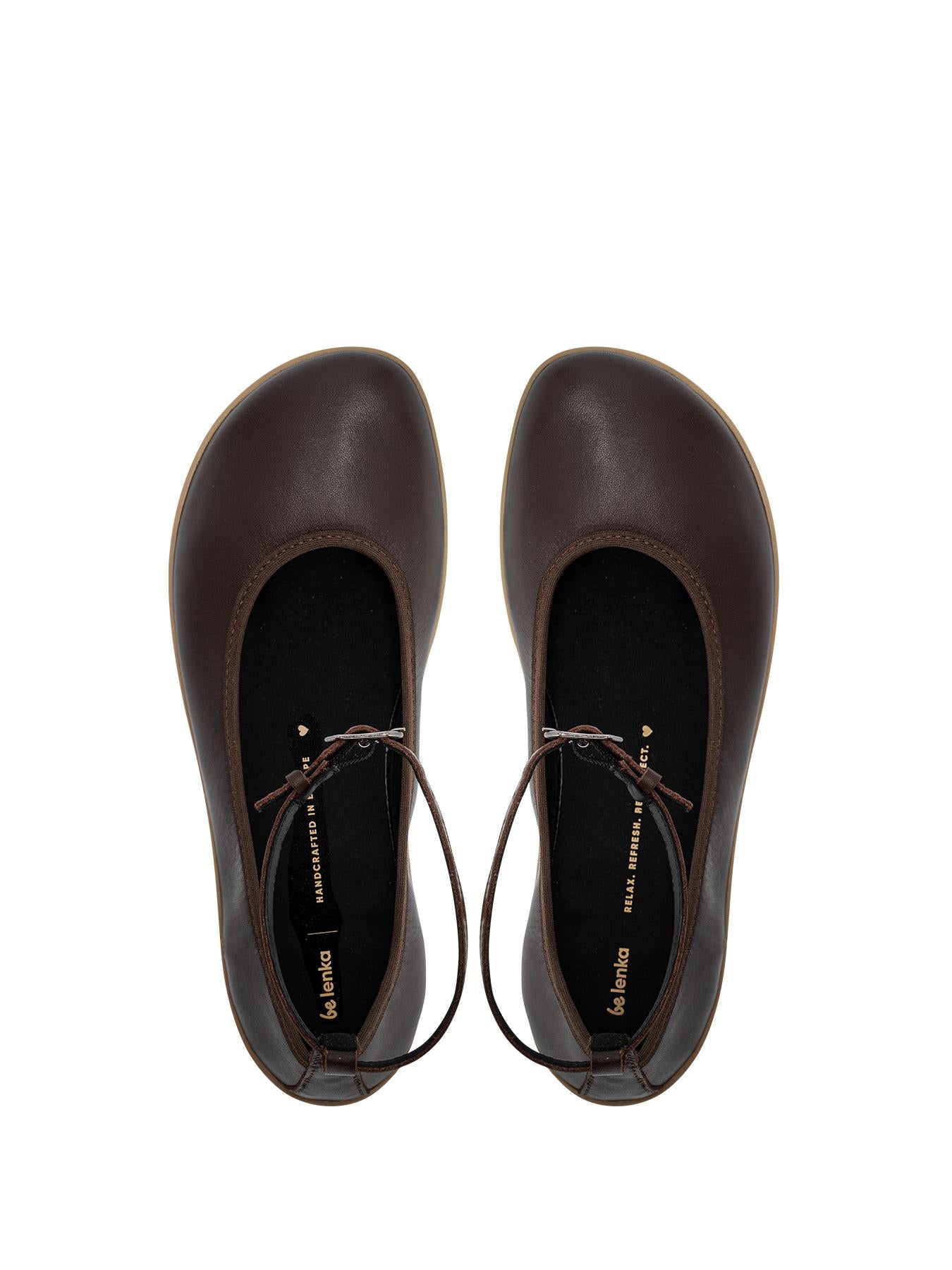 Be Lenka - Florence Dark Brown - Bailarinas barefoot - Cacles Barefoot