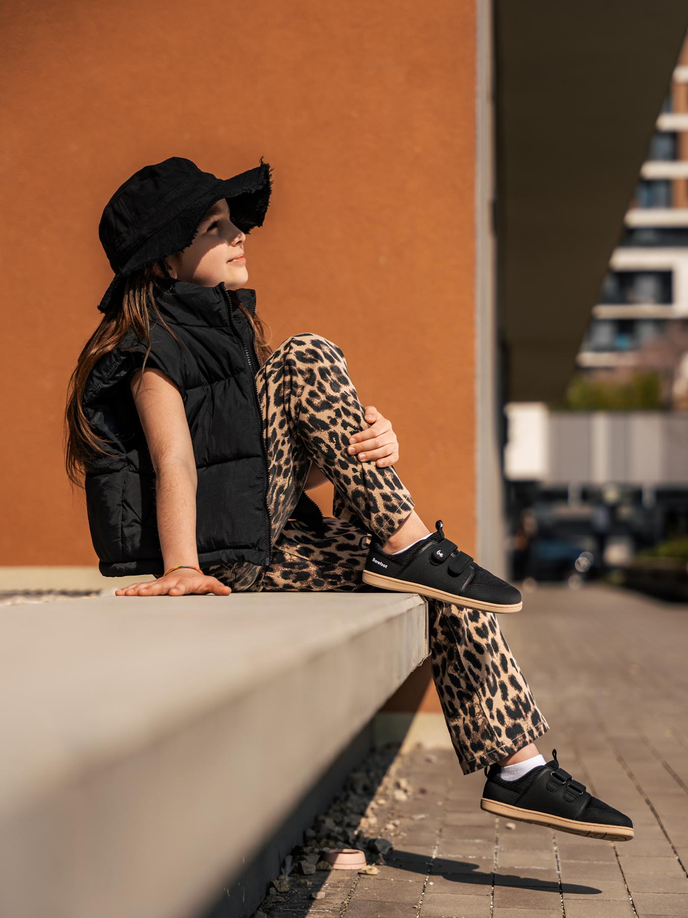 Be Lenka Kids - Bounty Junior Black - Zapatillas barefoot - Cacles Barefoot