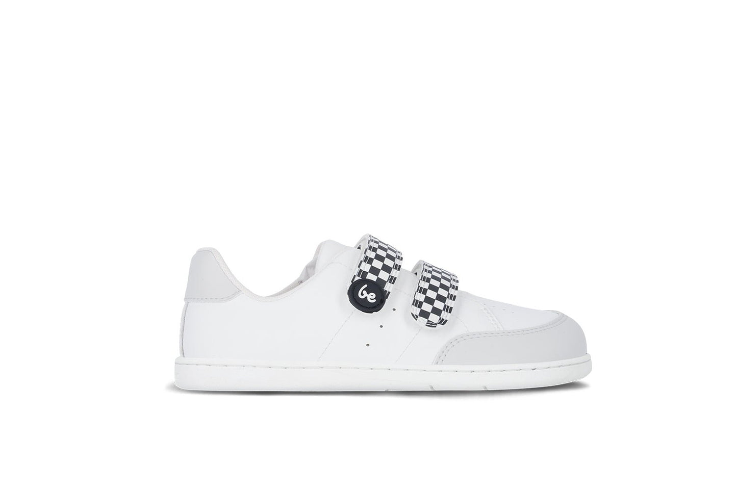 Be Lenka Kids - Energise White & Checkerboard - Zapatillas barefoot - Cacles Barefoot