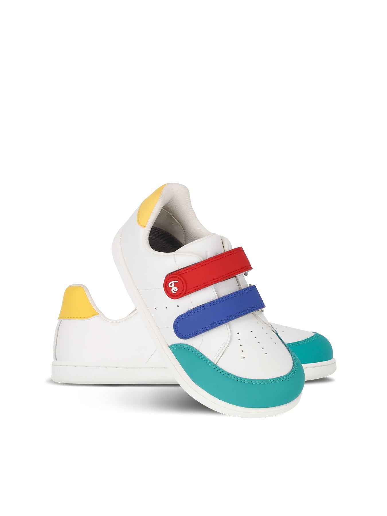 Be Lenka Kids - Energise White & Multicolour - Zapatillas barefoot - Cacles Barefoot