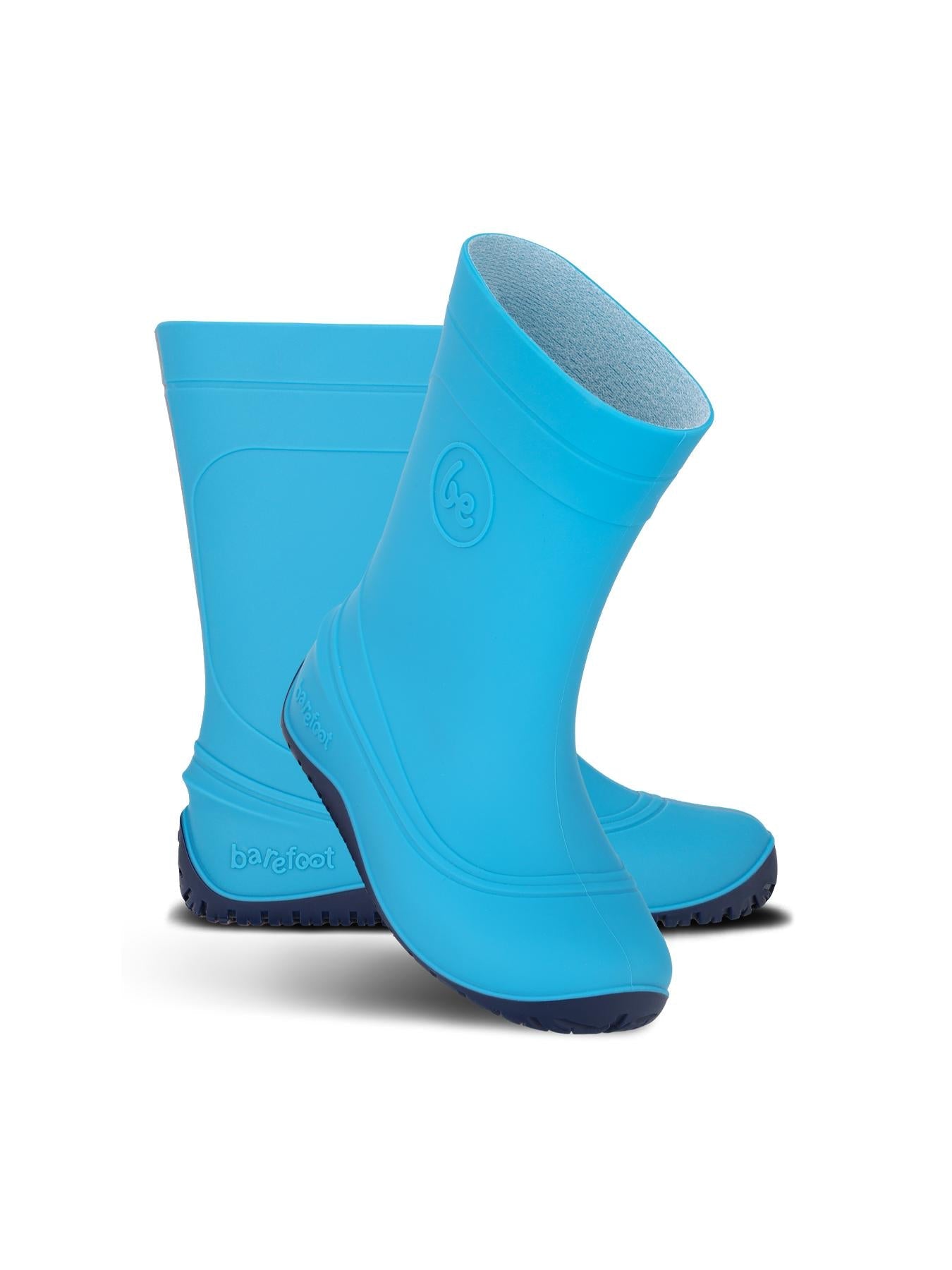 Be Lenka Kids - Pudds Aqua Blue - Botas de agua barefoot - Cacles Barefoot