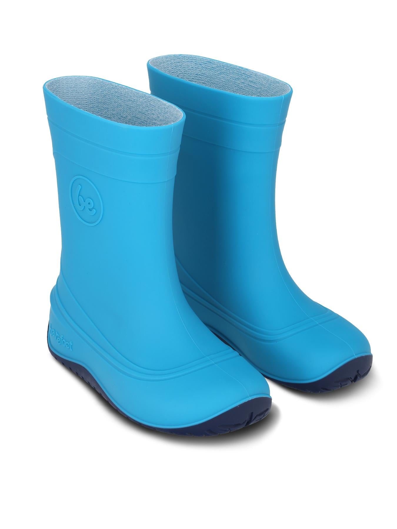 Be Lenka Kids - Pudds Aqua Blue - Botas de agua barefoot - Cacles Barefoot