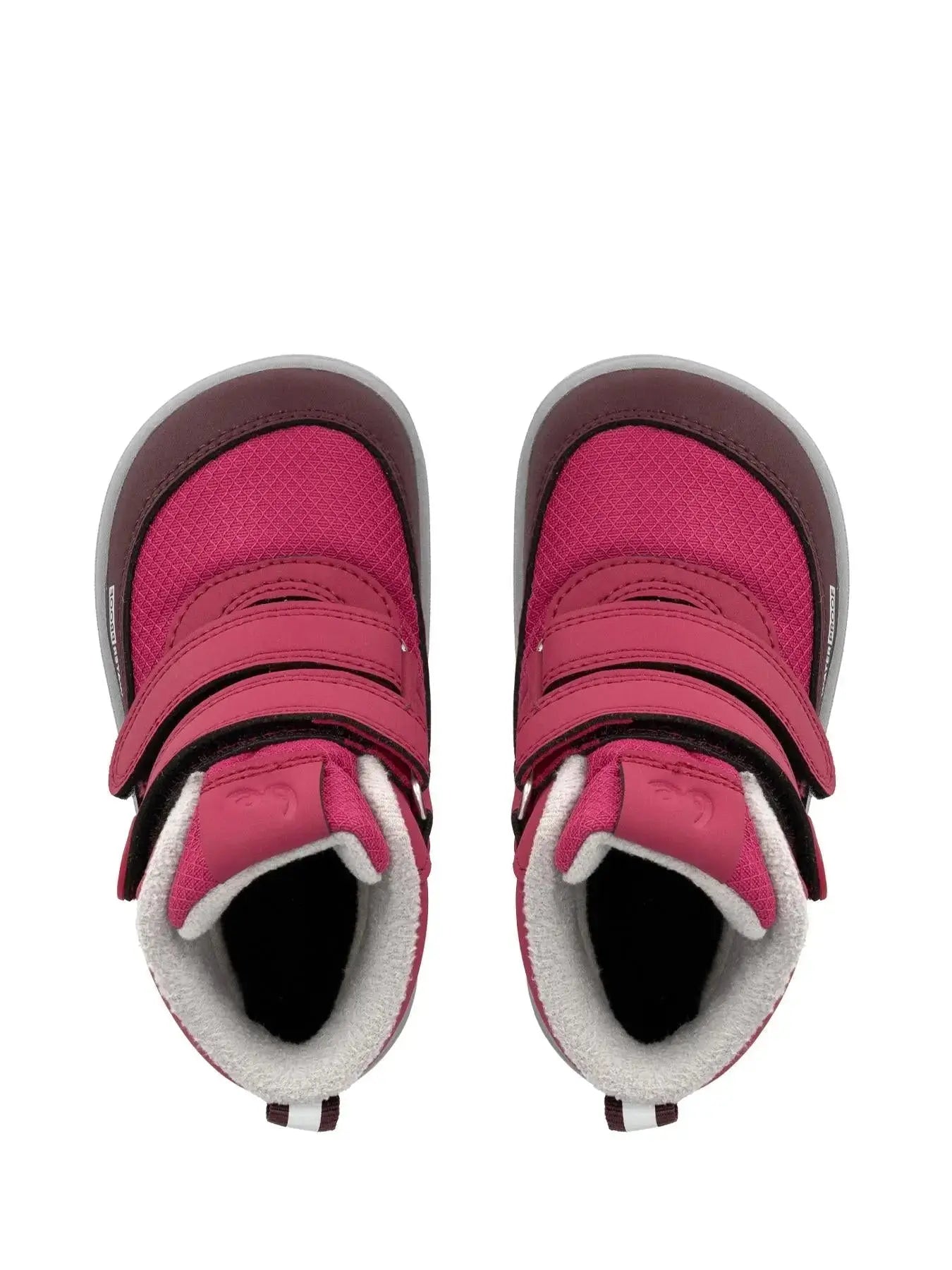 Be Lenka Kids - Zippu Preschool Berry & Grey - Botas respetuosas primeros pasos cereza
