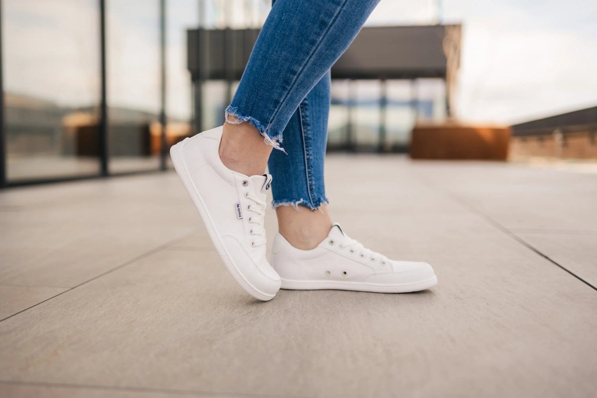 Be Lenka - Rebound All White - Lonetas barefoot unisex blancas