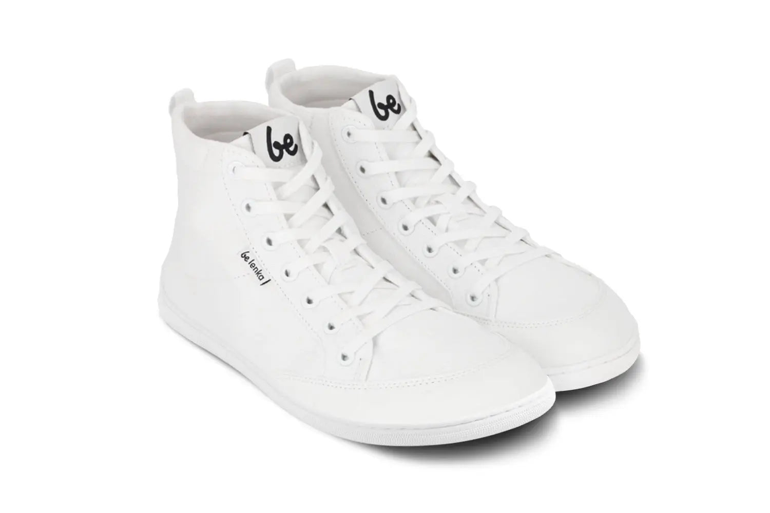 Be Lenka - Rebound High Top All White - Lonetas barefoot de caña alta blancas