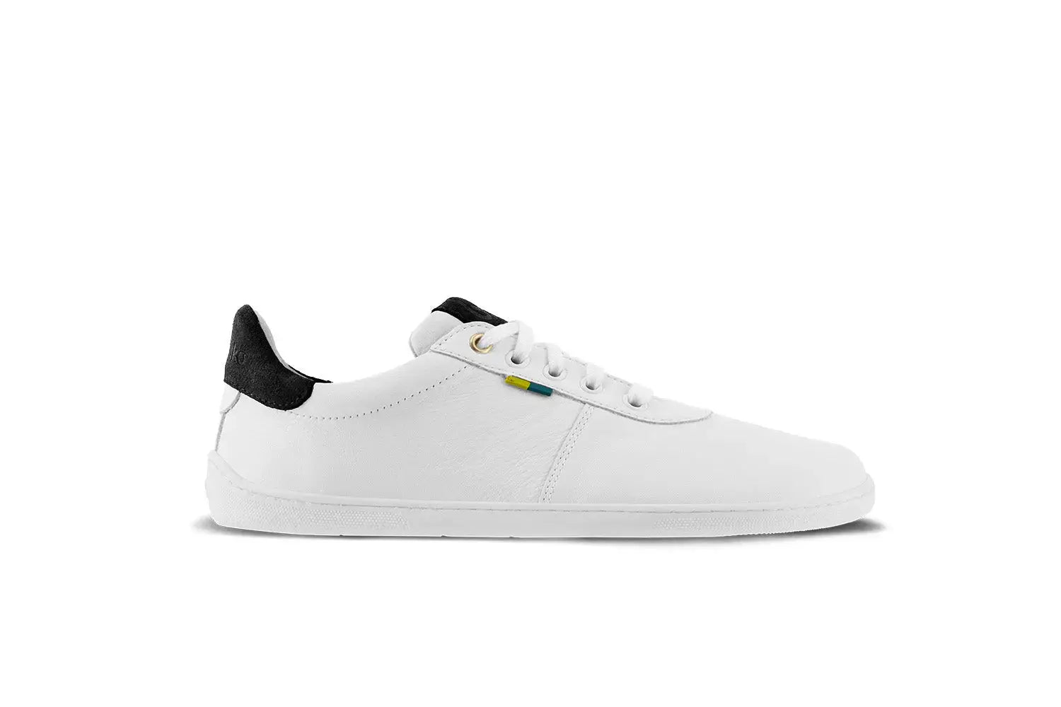 Be Lenka - Royale White & Black - Zapatillas barefoot unisex blanco y negro
