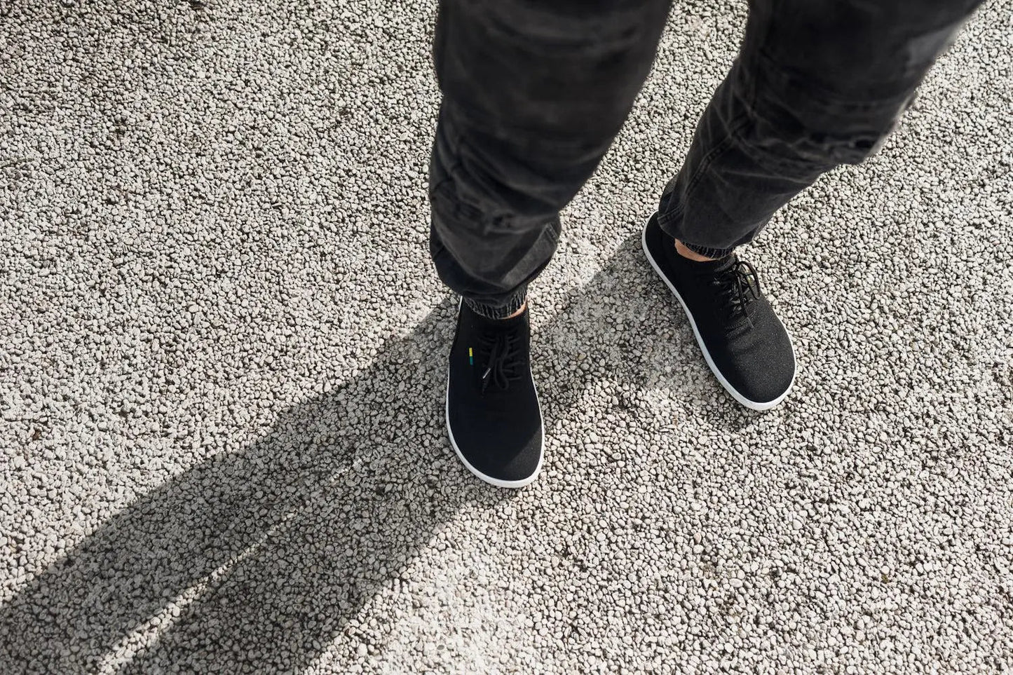 Be Lenka - Stride Black & White - Deportivas barefoot - Cacles Barefoot